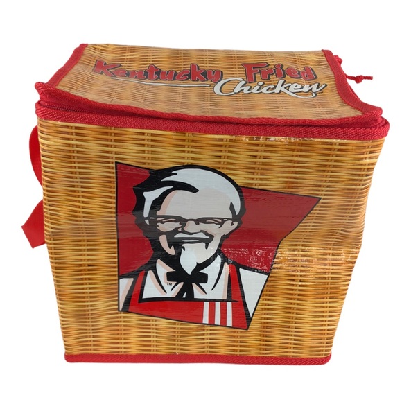 KFC Kitchen Kfc Kentucky Fried Chicken Insulated Picnic Basket Bag For Hot Or Cold Foods